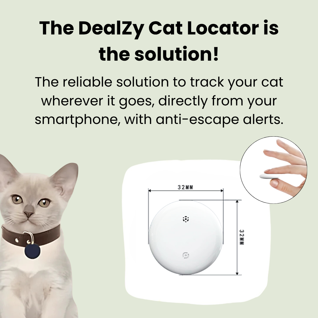 PawGuard™ – Discreet No-Subscription GPS Tracker for Pets