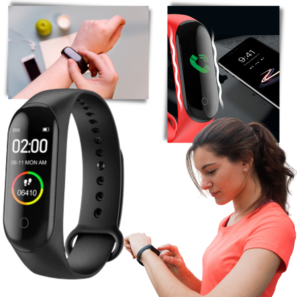 Fitness and Sleep Tracking Bracelet