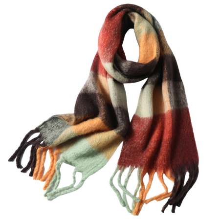 Plaid Women's Winter Scarf