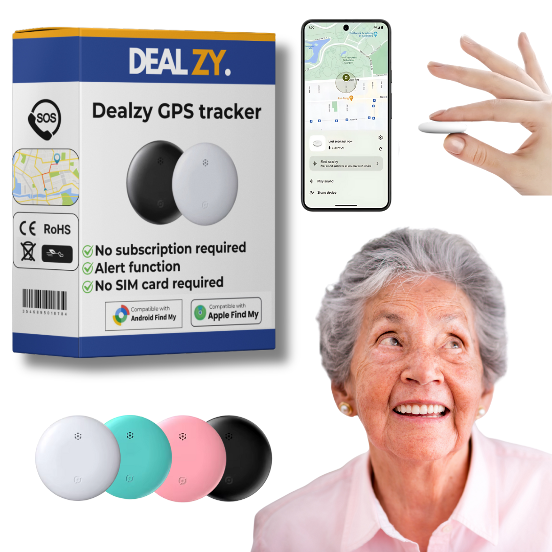 SafeTrack™ – No-Subscription GPS Tracker for Seniors