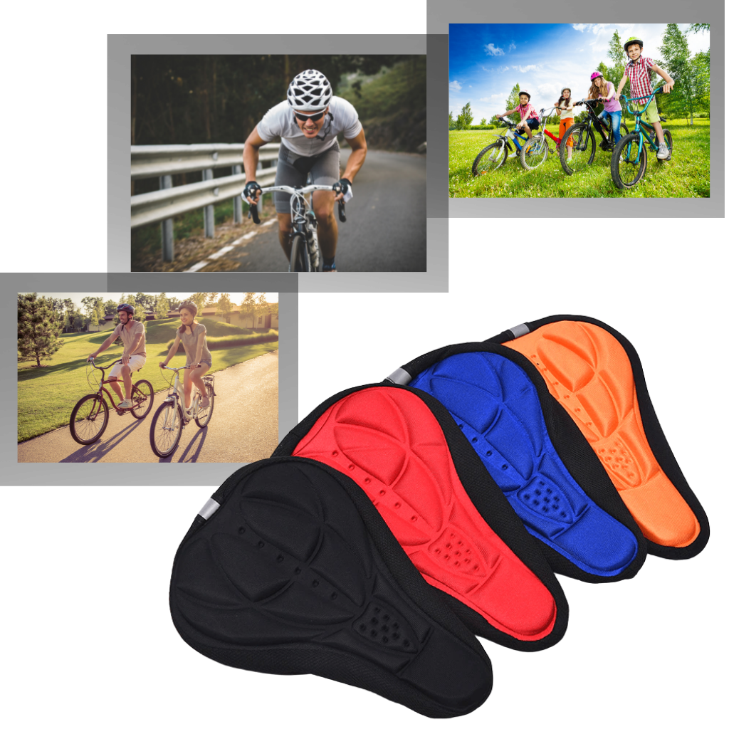 Silicone Gel Padded Bike Seat Cushion