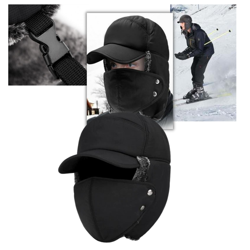 Unisex Windproof Ear and Face Protection Hat