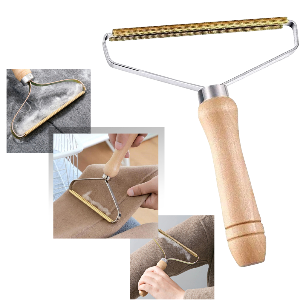 Wooden pet hair Remover