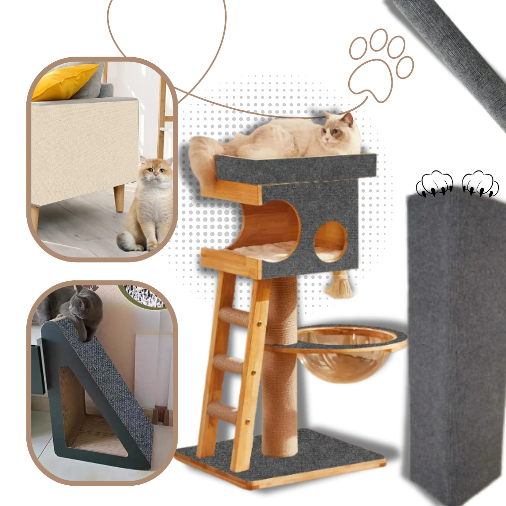 Adhesive Wall Mounted Cat Scratch Pad