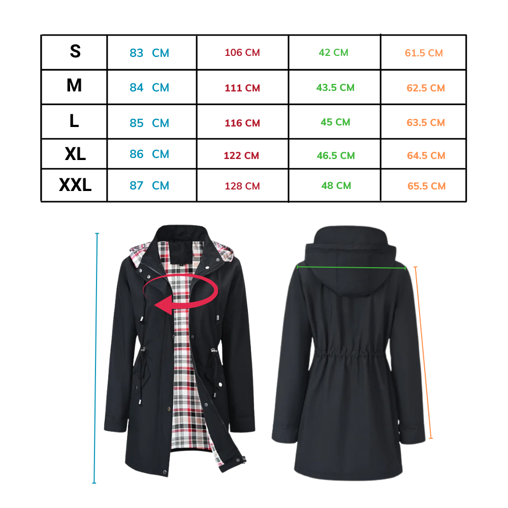 Chic Waterproof Trench Coat