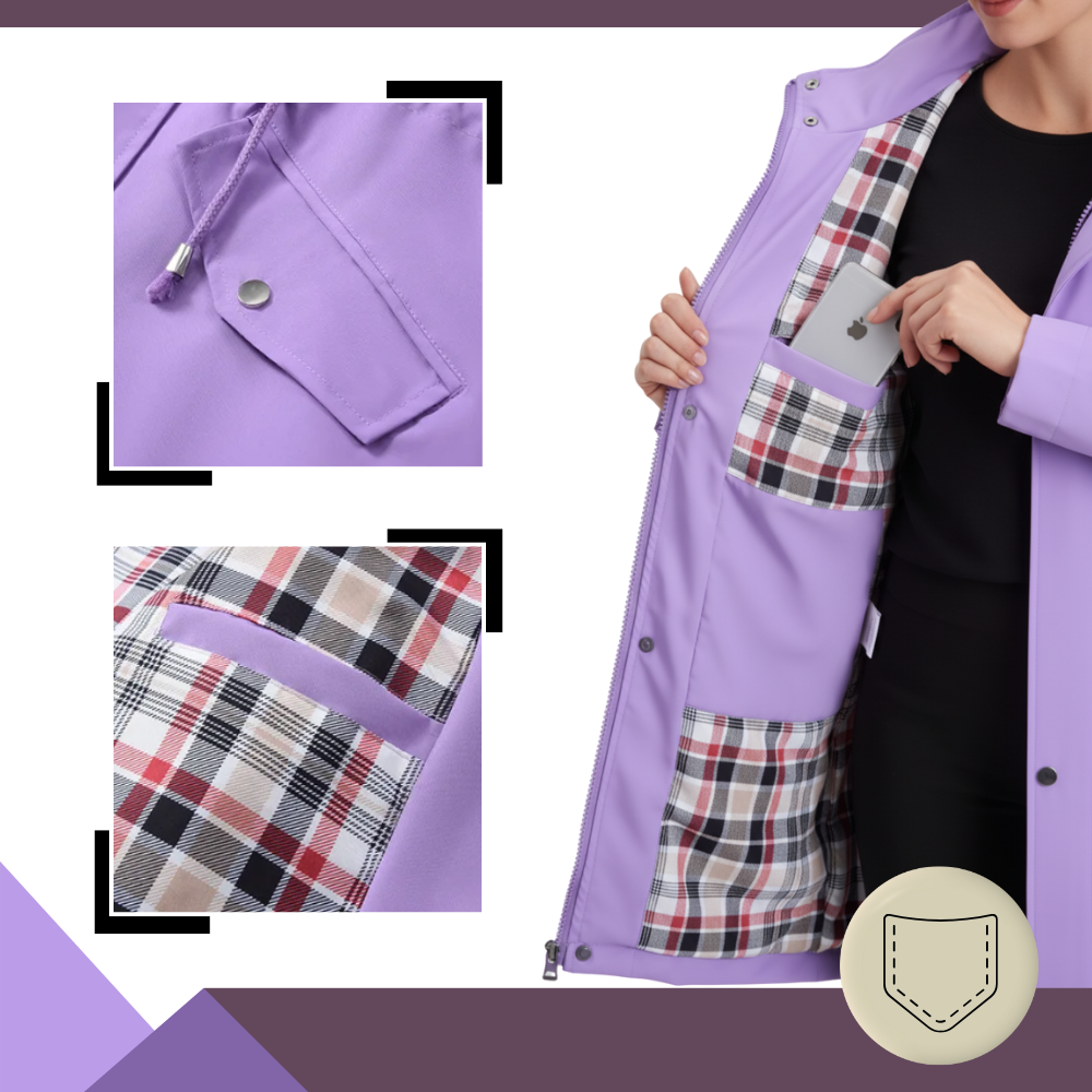 Chic Waterproof Trench Coat