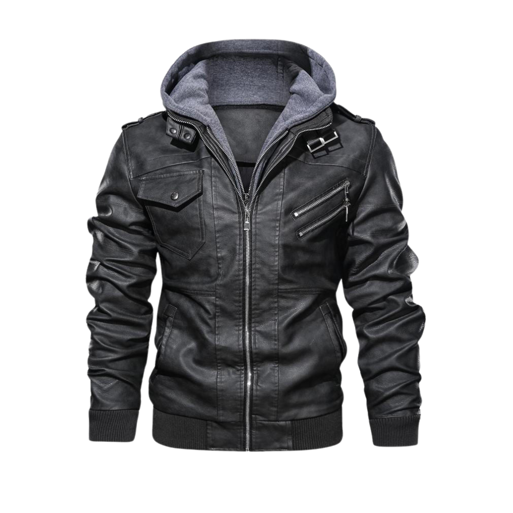 Classic Brown Leather Motorcycle Jacket