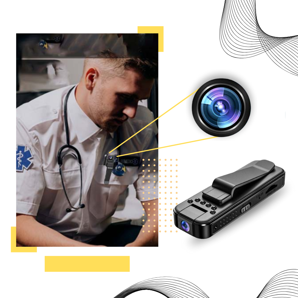 OTG Compatible Wireless Vlog Body Camera