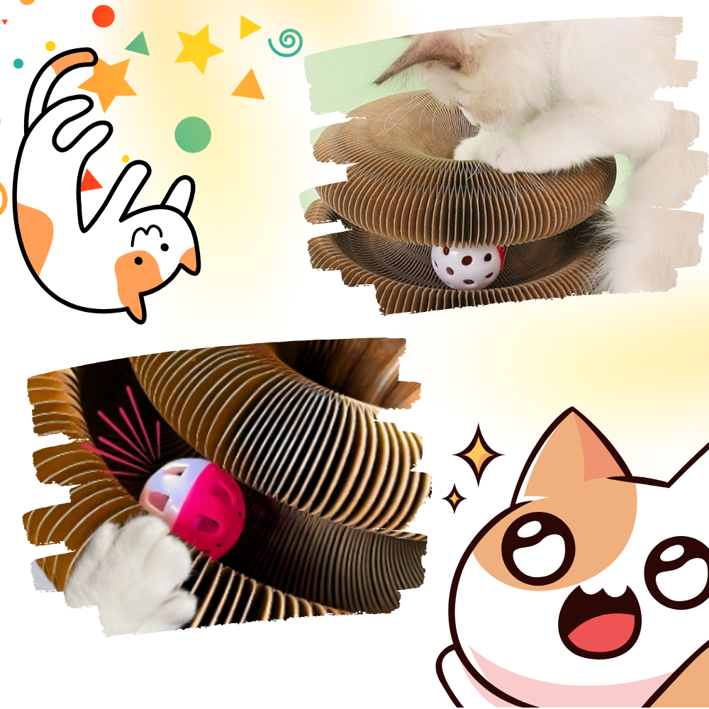 Purrfect Stress-Relieving Cat Scratcher