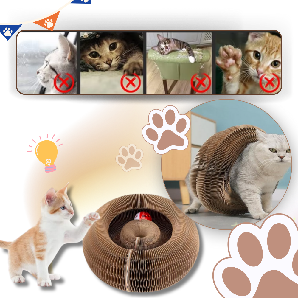 Purrfect Stress-Relieving Cat Scratcher