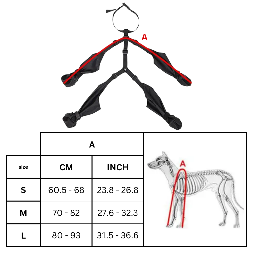 Waterproof Dog  Suspenders Boots